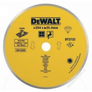 DT3733 DeWALT Diamantový kotouč 254 mm na keramické obklady pro D24000, D36000