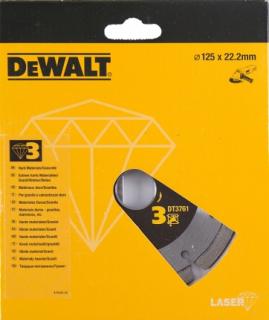 DT3761 DeWALT Diamantový kotouč 125mm na tvrdé materiály, žulu, vyztužený beton