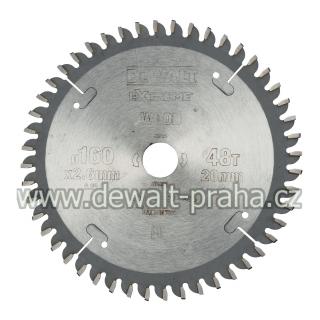 DT4084 DeWALT Pilový kotouč 160 x 20 mm, 48 zubů