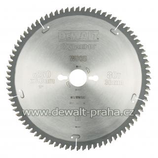 DT4287 DeWALT Pilový kotouč 250x30mm, 80 zubů