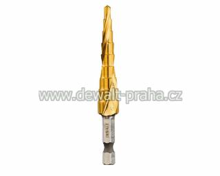 DT5026 DeWALT Stupňovitý vrták do kovu 4 - 12 mm