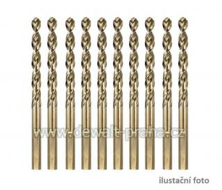 DT5567 DeWALT EXTREME2 Vrták do kovu 5,1 x 86 mm, 10 kusů  (Baleno po 10 ks)