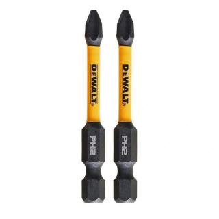 DT70532T DeWALT Torzní šroubovací bit PH2 57 mm, 2 ks, FLEXTORQ, EXTREME (FLEXTORQ 3.0 IMPACT TORSION READY ZONE)