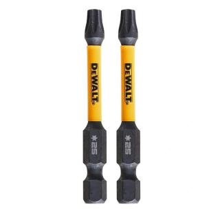 DT70534T DeWALT Torzní šroubovací bit TORX T25 57 mm, 2 ks, FLEXTORQ, EXTREME  (FLEXTORQ 3.0 IMPACT TORSION READY ZONE)