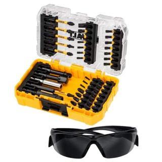 DT70740T DeWALT EXTREME 38 dílná sada torzních bitů a nástavců FLEXTORQ a ochranné brýle