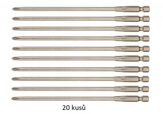 DT7207 DeWALT Prodloužený šroubovací nástavec (bit) PH2 PR2,153 mm, 20ks, pro DCF620, DCF6201, DCF6202
