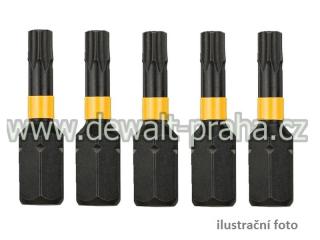 DT7383T DeWALT Sada bitů 5 ks Torx T27 EXTREME Torsion