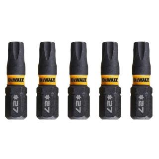 DT7383T DeWALT Sada torzních šroubovacích bitů 5 ks Torx T27 FLEXTORQ, EXTREME ( FLEXTORQ 3.0 IMPACT TORSION READY ZONE)