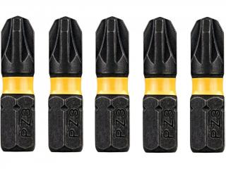 DT7388T DeWALT Sada bitů 5 ks Pozidrive Pz3 EXTREME Torsion