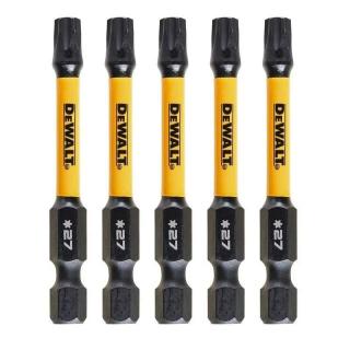DT7397T DeWALT Sada torzních šroubovacích bitů 5 ks Torx T27 57mm FLEXTORQ, EXTREME (FLEXTORQ 3.0 IMPACT TORSION READY ZONE)