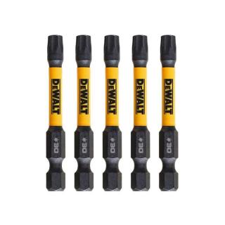 DT7398T DeWALT Sada torzních šroubovacích bitů 5 ks Torx T30 57mm FLEXTORQ, EXTREME (FLEXTORQ 3.0 IMPACT TORSION READY ZONE)