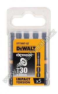 DT7399T DeWALT Sada bitů 5 ks Torx T40 EXTREME Torsion