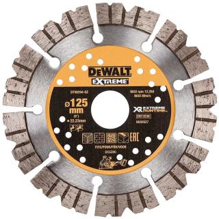 DT90294-QZ DeWALT Diamantový kotouč 125 x 22,2 mm, zdivo beton, pro drážkovačku DCG200 (DIA kotouč pro drážkovačku DCG200, 125x22,2mm)