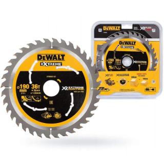 DT99563 DeWALT Pilový kotouč 190 mm x 30 mm, 36 zubů, XR EXTREME® RUNTIME FLEXVOLT