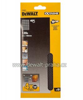 DTM8622 DeWALT Brusná síťovina, 93 x 190 mm, P 120, 5 ks