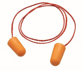 1110  Zátkové chrániče sluchu 3M, pár, s provázkem, útlum 37 dB (SNR), (H/37, M/34, L/31)