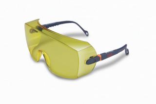 2802 - Ochranné brýle 3M, žlutý polykarbonátový zorník, číslo stupnice 2C-1.2, Odolnost proti nárazům FT, optická třída 1, hmotnost 22 g