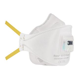 9312+ AURA Gen3  Filtrační polomaska 3M, FFP1, s ventilkem, skládací, NOVÁ generace