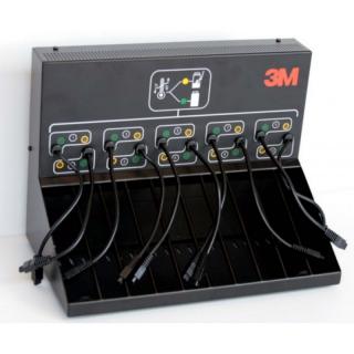 CHG-04  Univerzální nabíjecí stanice 3M pro současné nabíjení 10 baterií pro filtrační jednotku Jupiter
