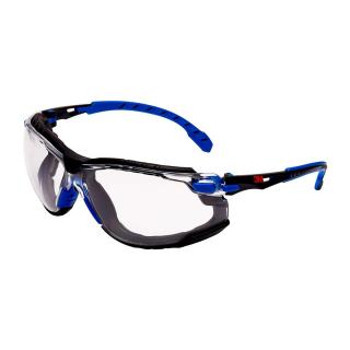 S1101SGAFKT-EU_Solus 1000 - Ochranné brýle 3M, modro-černé, PC zorník, vč. pěnové vložky a pásku