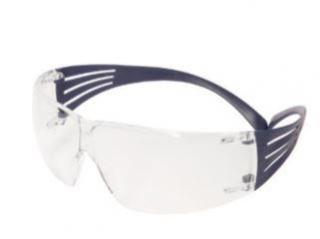 SF201SGAF-BLU - Ochranné brýle 3M SecureFit, čirý PC zorník, modré postranice
