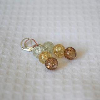 Práskačky medové (ze skleněných práskaných perel)