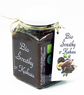 Dr.Hlaváč - BIO Švestky v Kakau 275g (pomazánka BEZ přidaného tuku a cukru)