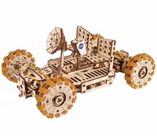 Dřevěná 3D stavebnice mechanického modelu NASA Lunar Rover