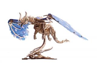 Dřevěná 3D stavebnice mechanického modelu Windstorm Dragon