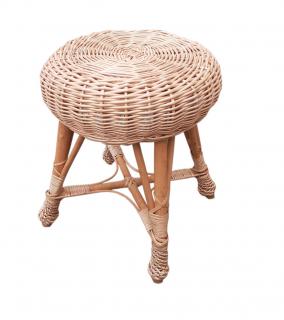 HRADIL proutěný taburet H135 přírodní 32 x 28 cm