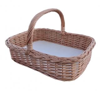 HRADIL velký proutěný podnos 53 x 39 cm 56 x 38 x v.po ucho 33 cm,bez 15