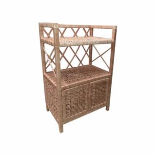 Proutěná komoda s dvířky 72x45x29