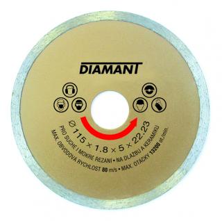 Diamantový kotouč PLNÝ Ø 110/Ø 22,2mm (DIAMANT)