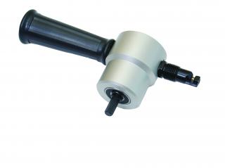 Nástavec na stříhání plechu (max. tloušťka plechu: 1,8mm OCEL, 1,2mm NEREZ, 2mm PLASTY)
