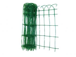 Okrasné pletivo  0,65x25m; 15x9cm; 2mm   (PVC)