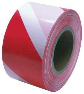Varovací páska 250m (červeno-bílá bez potisku)
