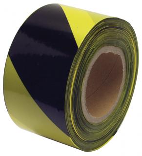 Varovací páska - černožlutá 250m