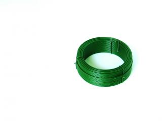 Vázací drát zelený PVC &#216;1,4 mm x 50m