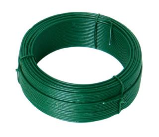 Vázací drát zelený PVC &#216;1,8 mm x 50m