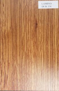 Protipožární dveře - dřevěné plné - EI / EW 30 DP3 - 1450x1950 - LAMINO Barva: Dub 354, Typ: levé