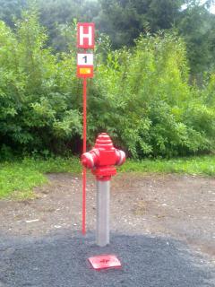 Značení venkovních hydrantů - H
