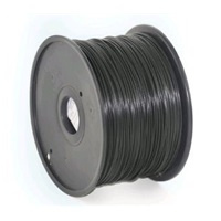 Gembird Tisková struna (filament), PLA, 1,75mm, 1kg, černá, 3DP-PLA1.75-01-BK