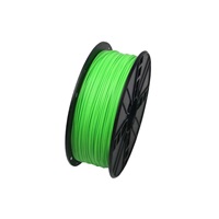 Gembird tisková struna (filament), PLA, 1,75mm, 1kg, fluorescentní zelená 3DP-PLA1.75-01-FG
