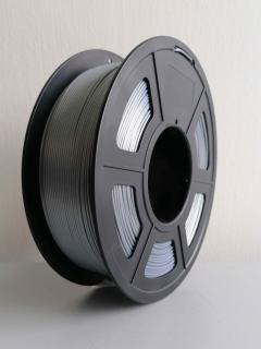PLA filament perleťově stříbrná (silk grey) 1,75 mm 1 kg