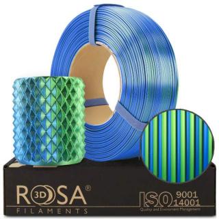 PLA filament ReFill Rosa3D Magic Silk Lagoon 1,75 mm 1 kg