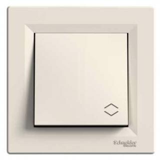 Asfora - Přepínač střídavý řazení 6, IP44, krémová, EPH0400423 (Schneider Electric, Asfora, krémová)