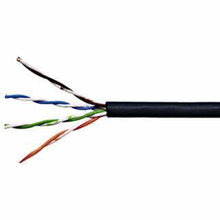 Datový kabel SXKD-5E-FTP-PE, venkovní, černý, Solarix