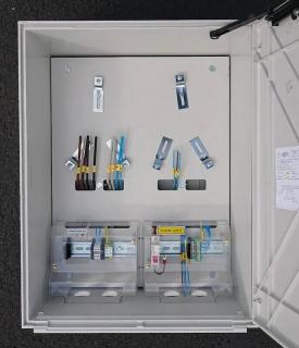 Elektroměrový rozvaděč DCK ER212/NVP7P-C 63A/FV/ČEZ/E.ON s přípravou pro FVE