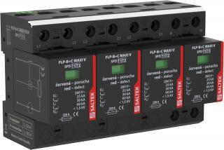 FLP-B+C MAXI VS/4 kombinovaný svodič bleskových proudů a přepětí SPD typu 1+2 s dálk. sign