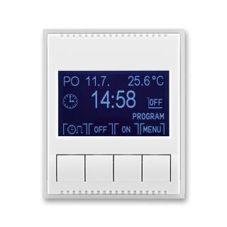 Hodiny spínací programovatelné - ovládací část, 3292E-A20301 01, ABB, Time®, Element®, bílá / ledová bílá (ABB, Time®, Element®, bílá / ledová bílá)